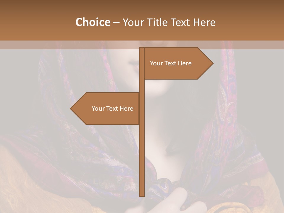 Exotic Beauty Eyes PowerPoint Template