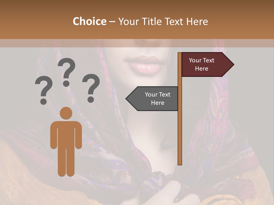 Exotic Beauty Eyes PowerPoint Template