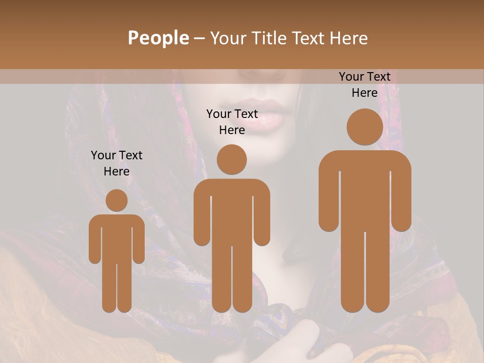 Exotic Beauty Eyes PowerPoint Template