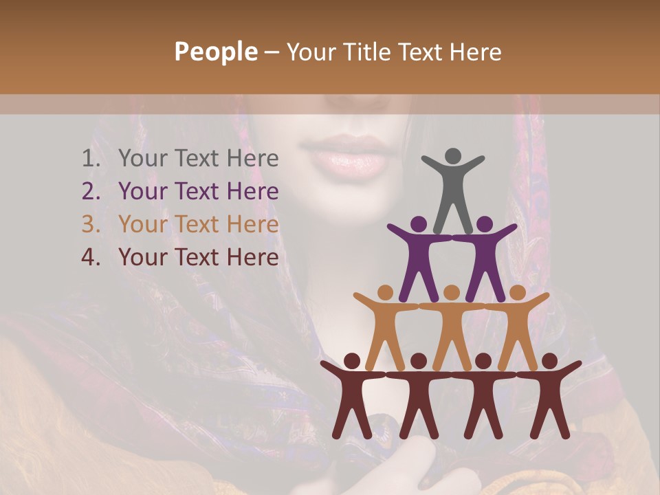 Exotic Beauty Eyes PowerPoint Template