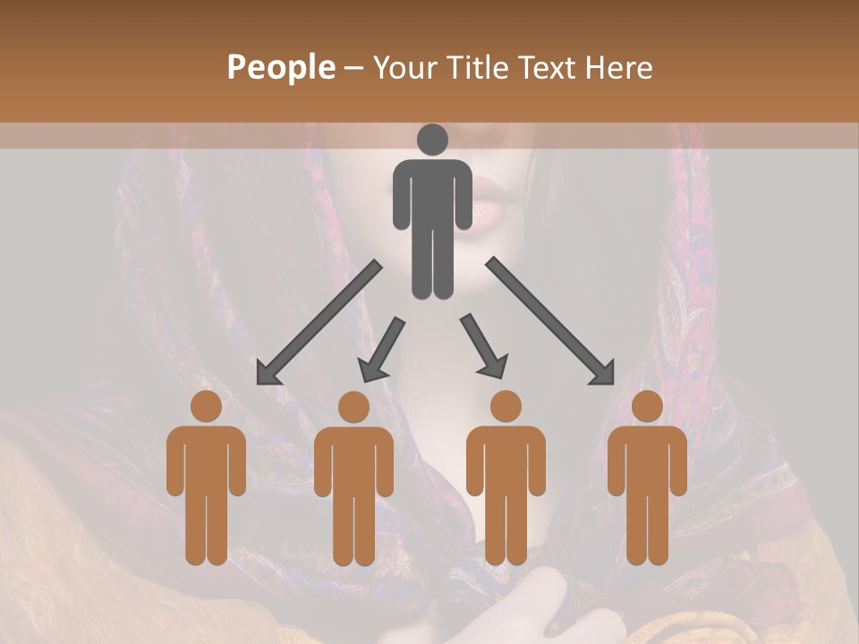 Exotic Beauty Eyes PowerPoint Template