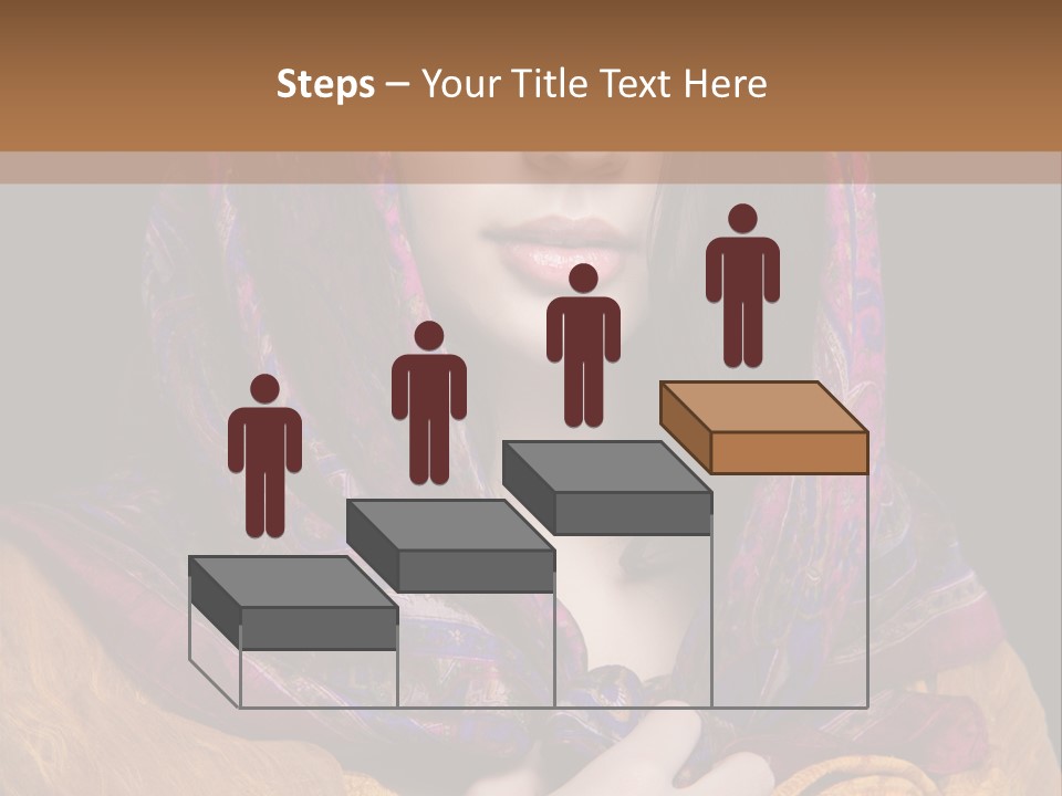 Exotic Beauty Eyes PowerPoint Template