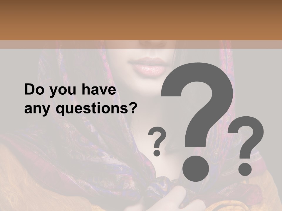 Exotic Beauty Eyes PowerPoint Template