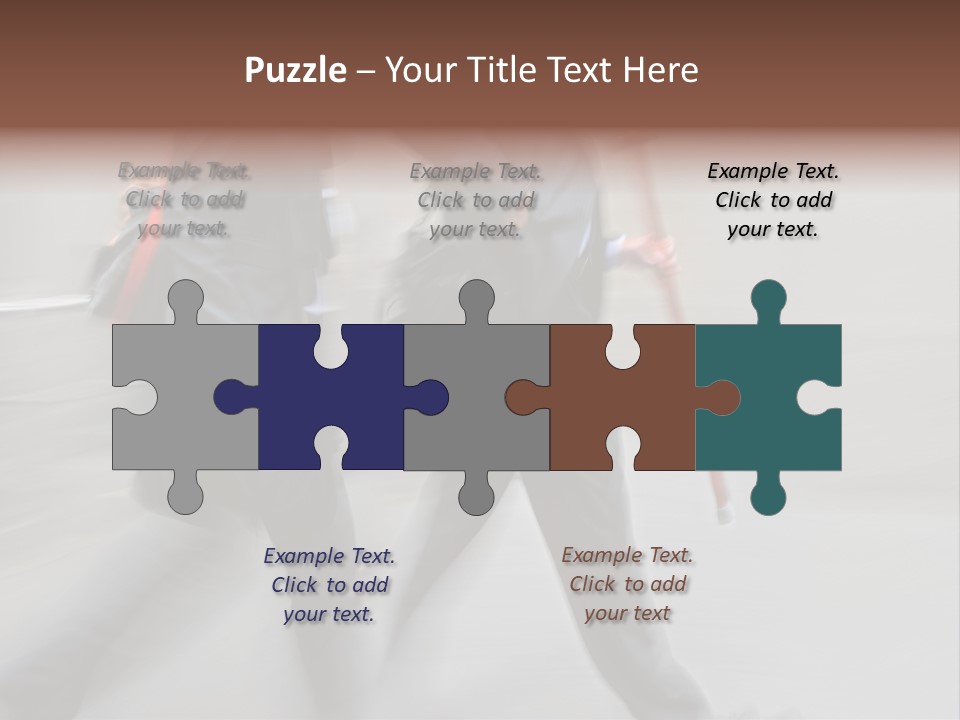 Conference Table Trategy PowerPoint Template