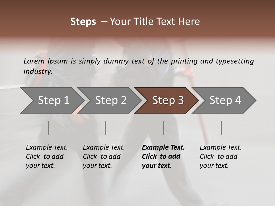 Conference Table Trategy PowerPoint Template