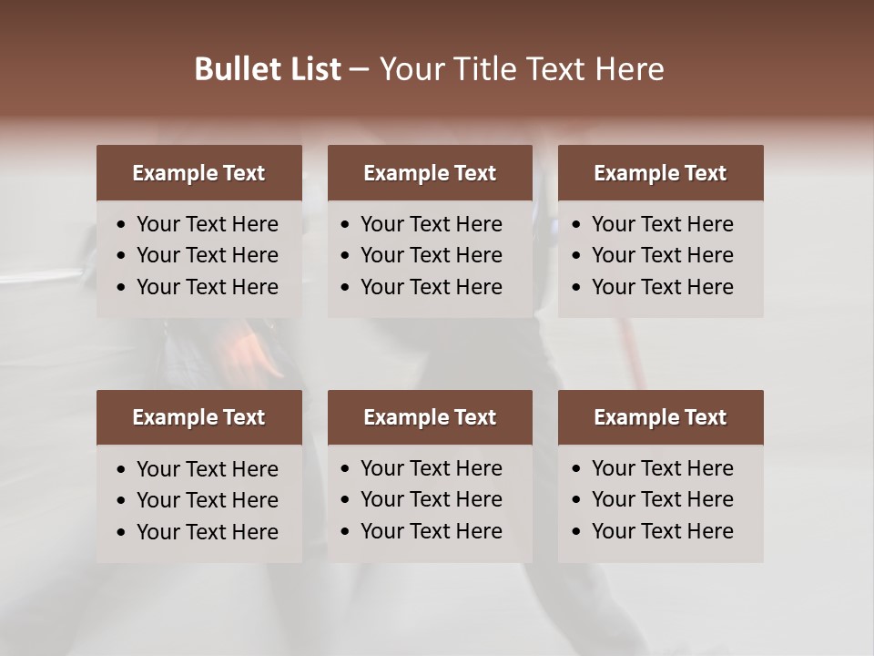 Conference Table Trategy PowerPoint Template