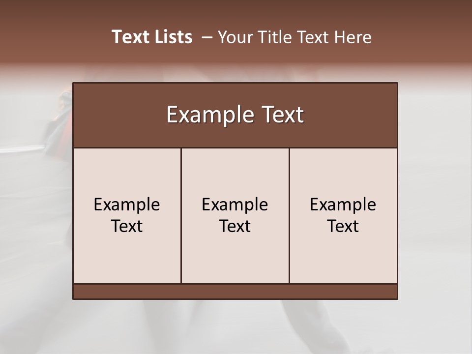 Conference Table Trategy PowerPoint Template
