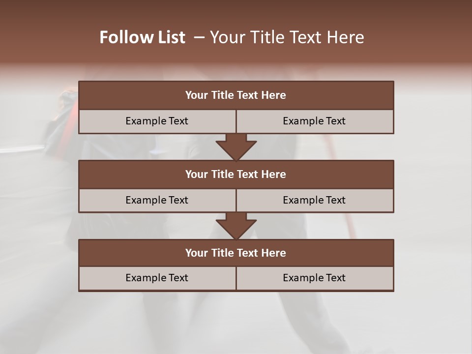 Conference Table Trategy PowerPoint Template
