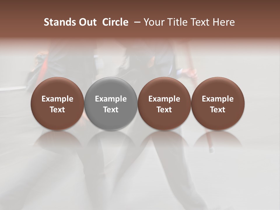 Conference Table Trategy PowerPoint Template