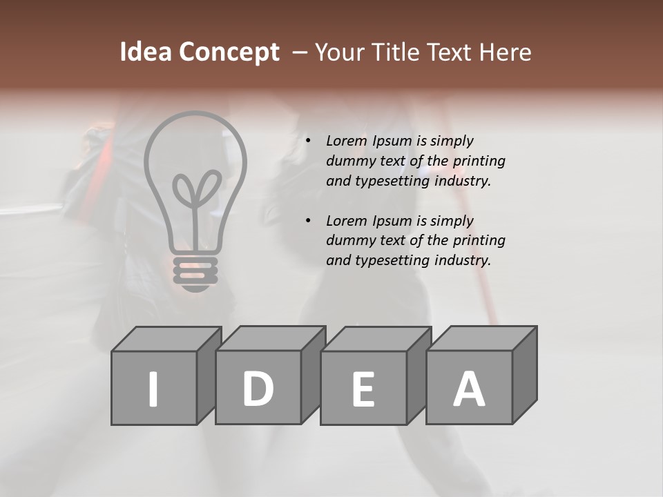 Conference Table Trategy PowerPoint Template