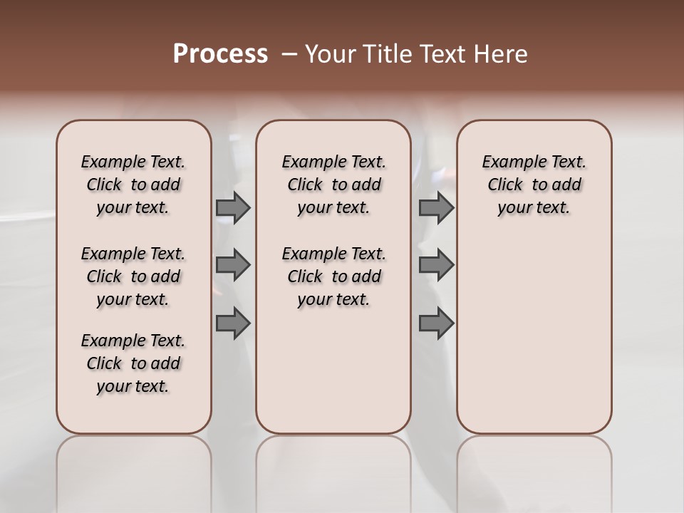 Conference Table Trategy PowerPoint Template