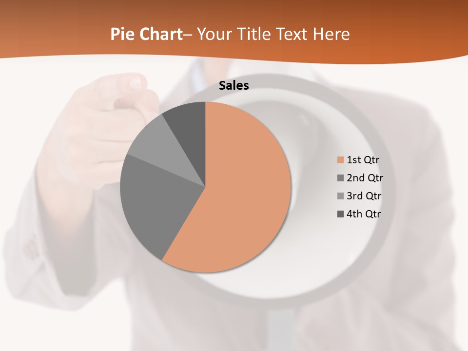 S Saleswoman Businesswoman PowerPoint Template