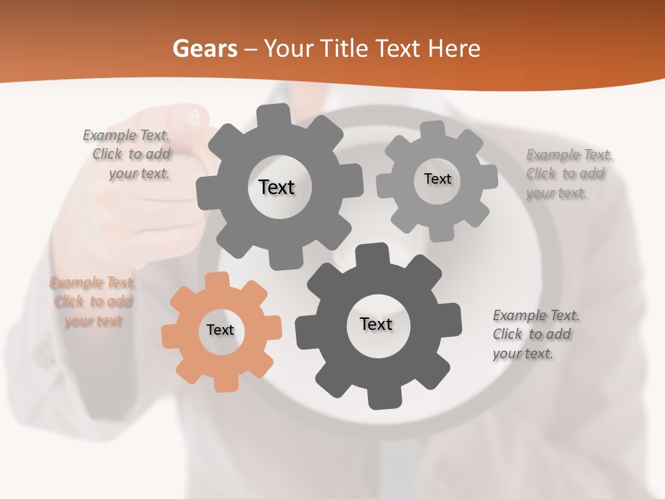 S Saleswoman Businesswoman PowerPoint Template