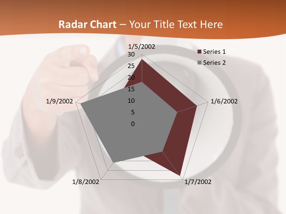 S Saleswoman Businesswoman PowerPoint Template