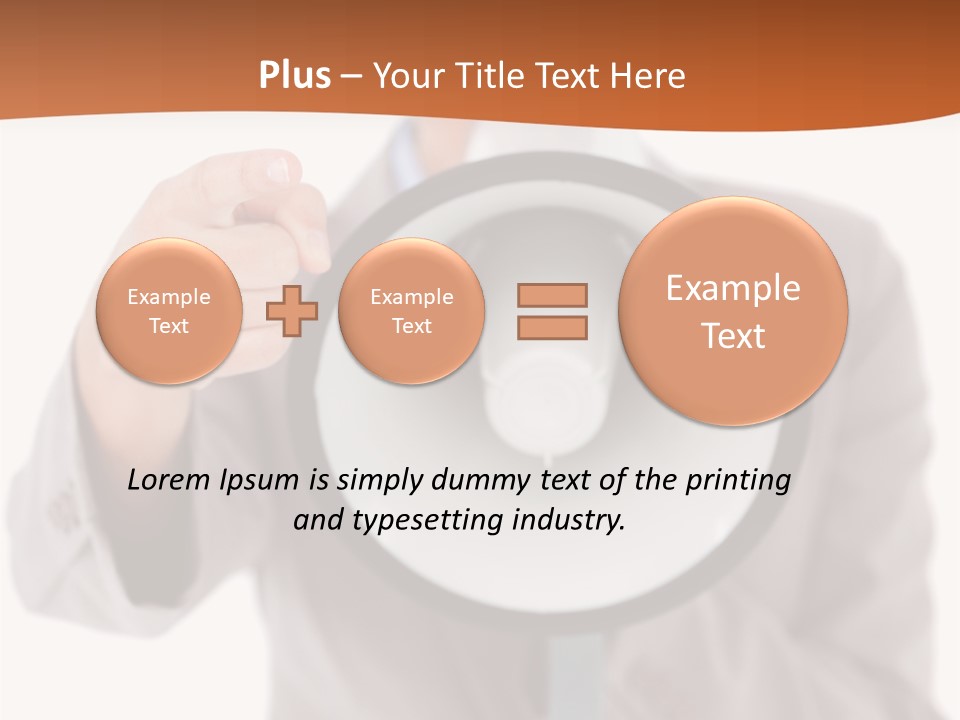 S Saleswoman Businesswoman PowerPoint Template