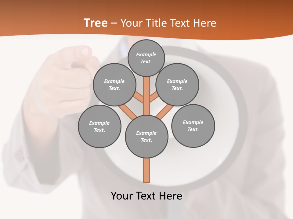 S Saleswoman Businesswoman PowerPoint Template