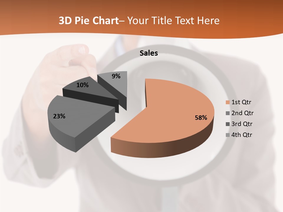 S Saleswoman Businesswoman PowerPoint Template