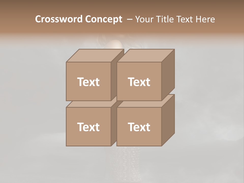 Away Portrait Teen PowerPoint Template