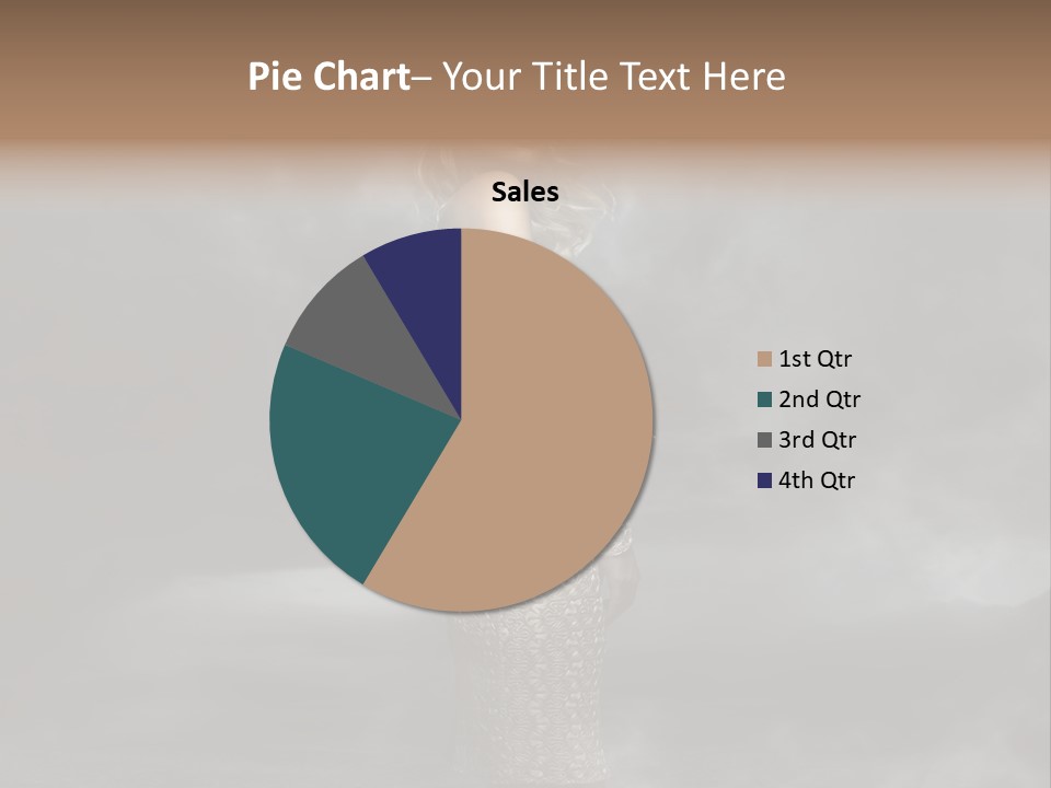 Away Portrait Teen PowerPoint Template