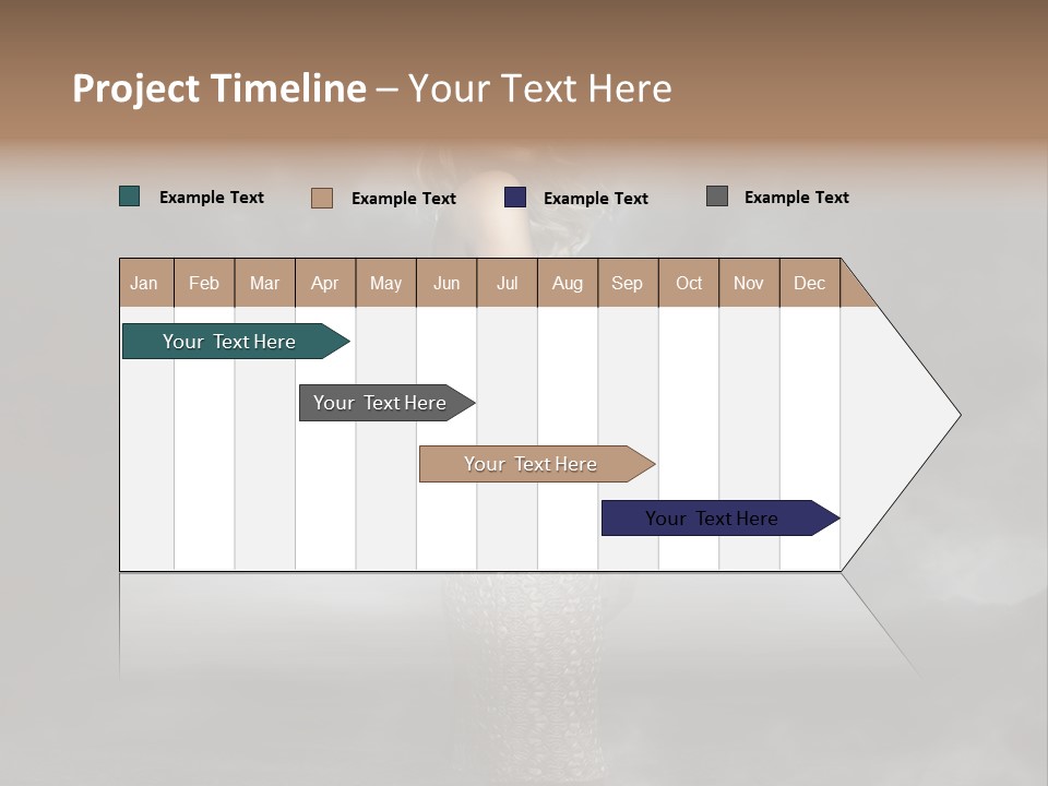 Away Portrait Teen PowerPoint Template