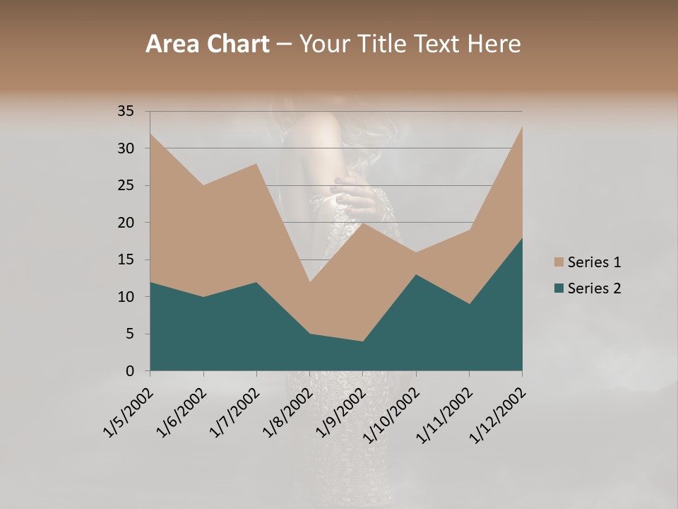 Away Portrait Teen PowerPoint Template
