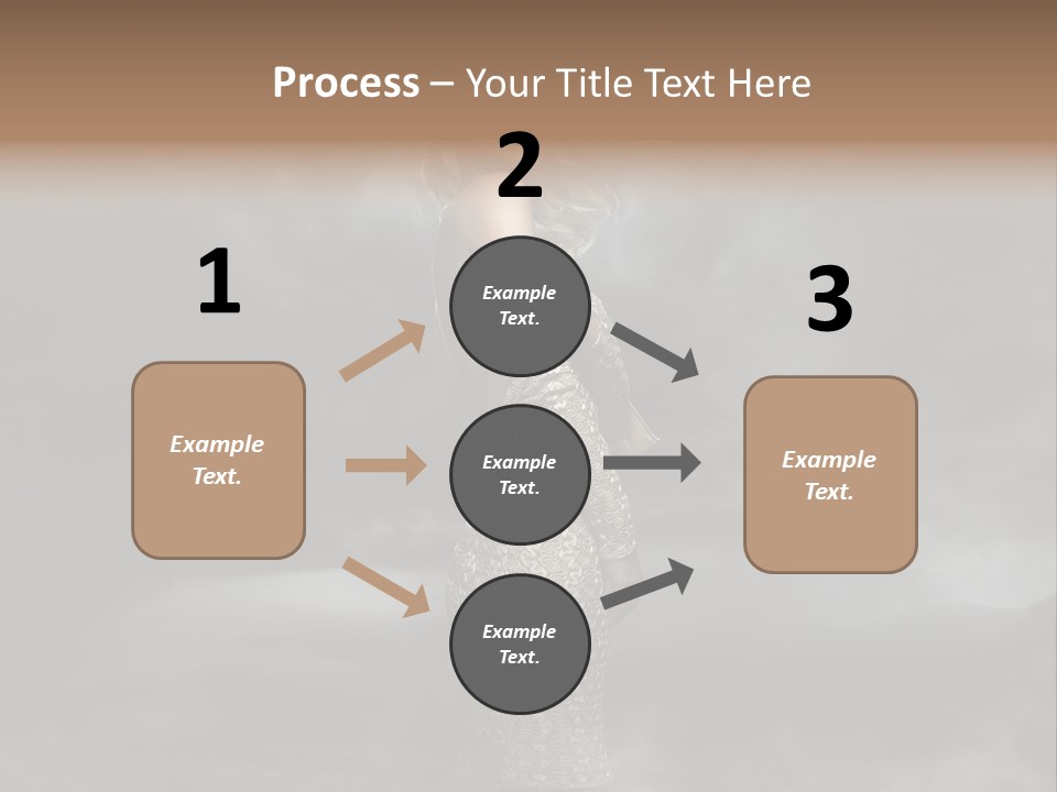 Away Portrait Teen PowerPoint Template
