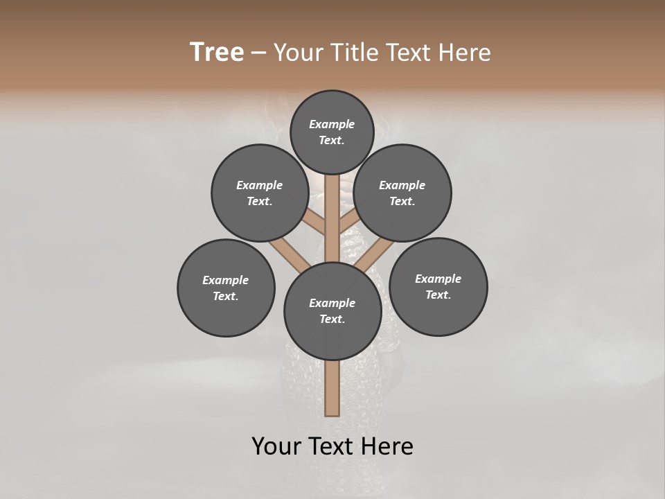 Away Portrait Teen PowerPoint Template