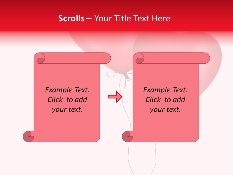 Two Isolated Air PowerPoint Template