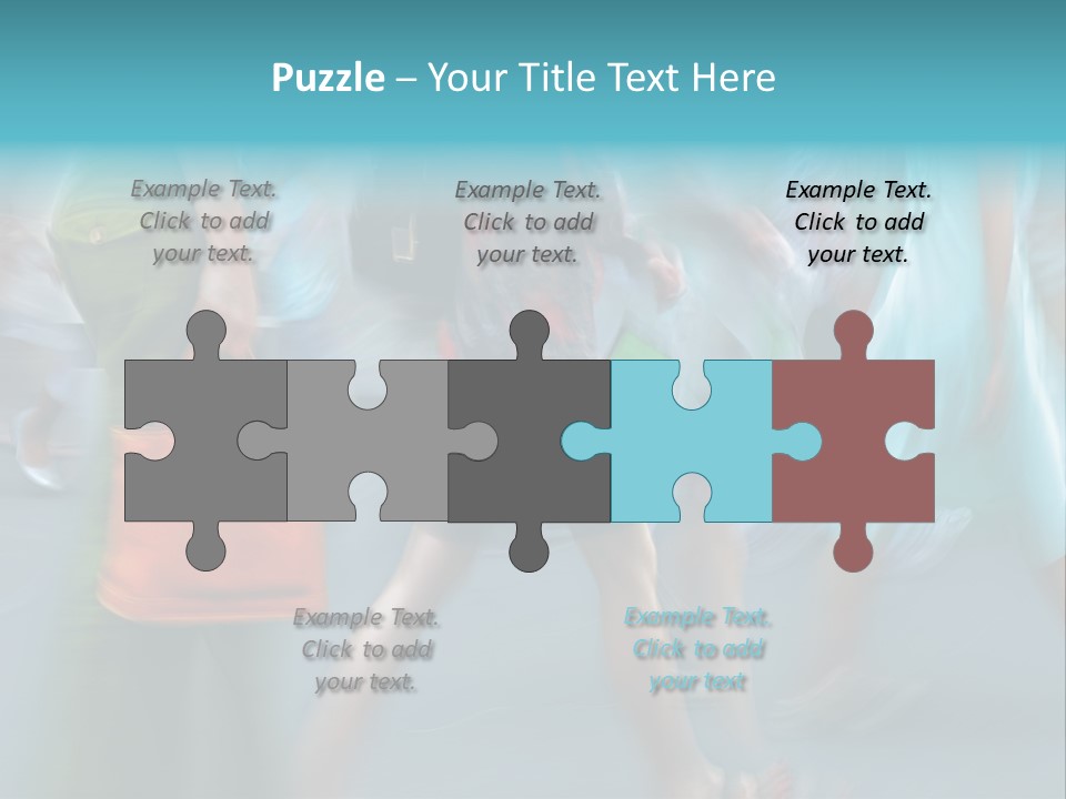 Office Team Writing PowerPoint Template
