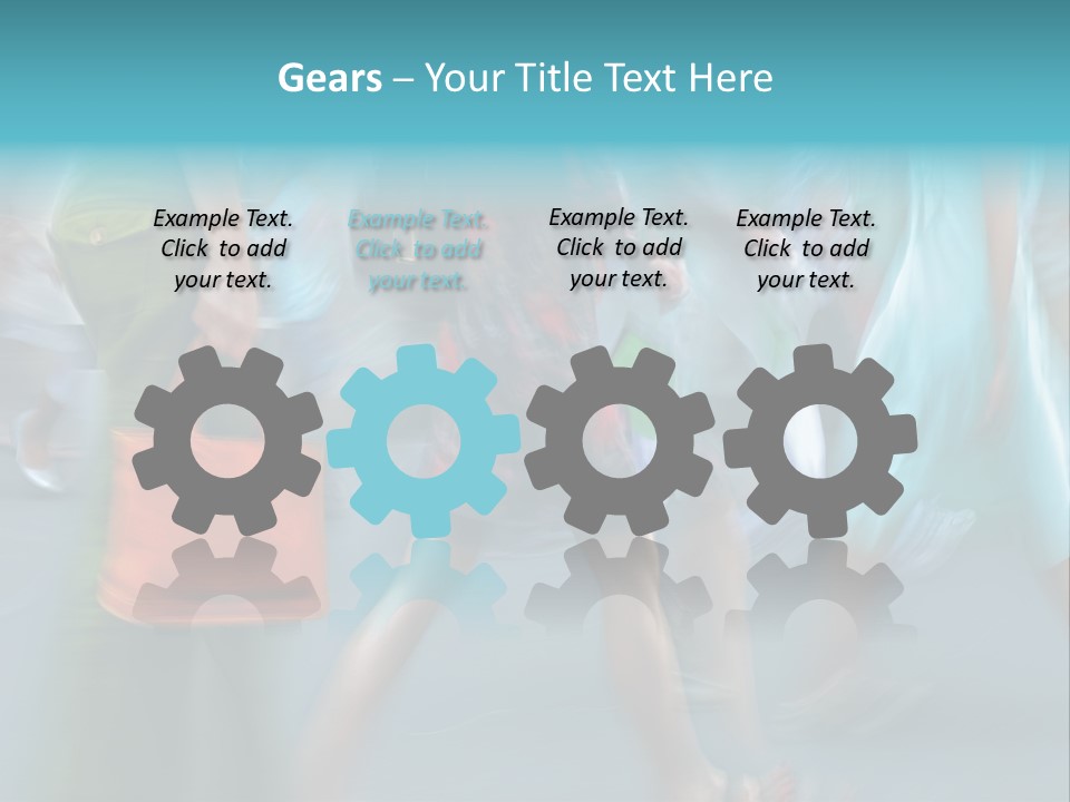 Office Team Writing PowerPoint Template