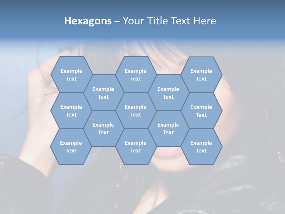 Adult Freshness Woman PowerPoint Template