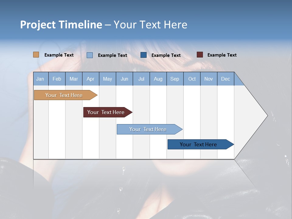 Adult Freshness Woman PowerPoint Template