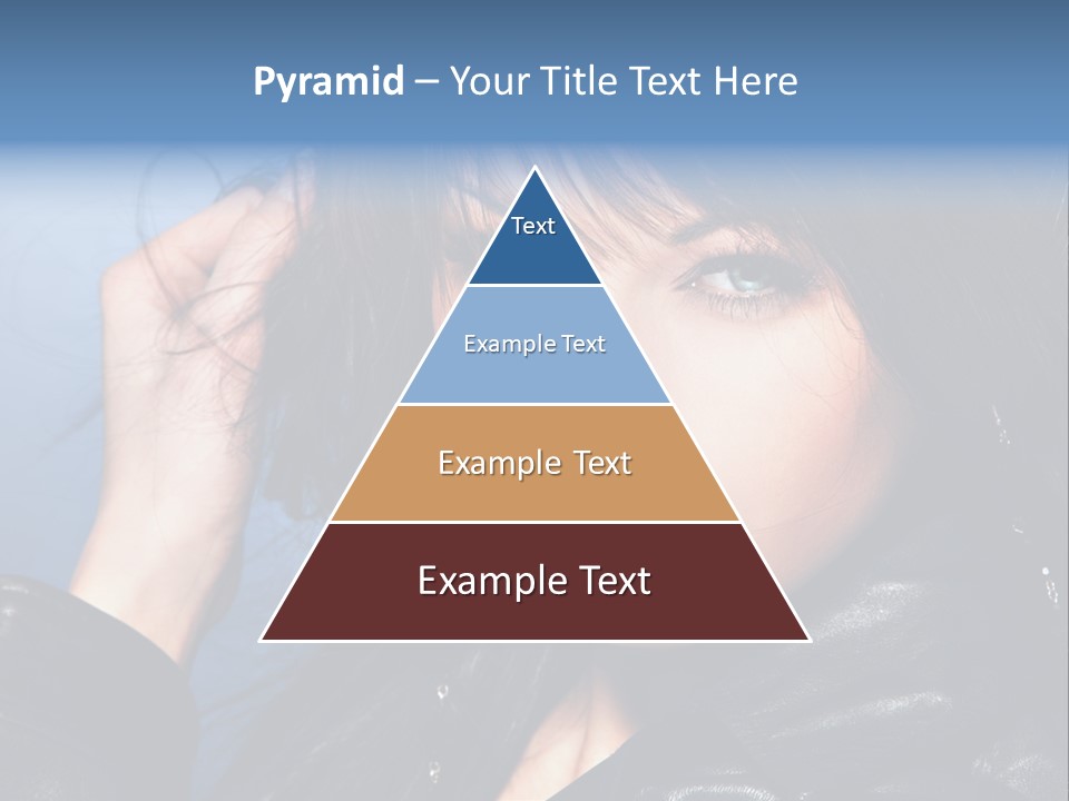 Adult Freshness Woman PowerPoint Template