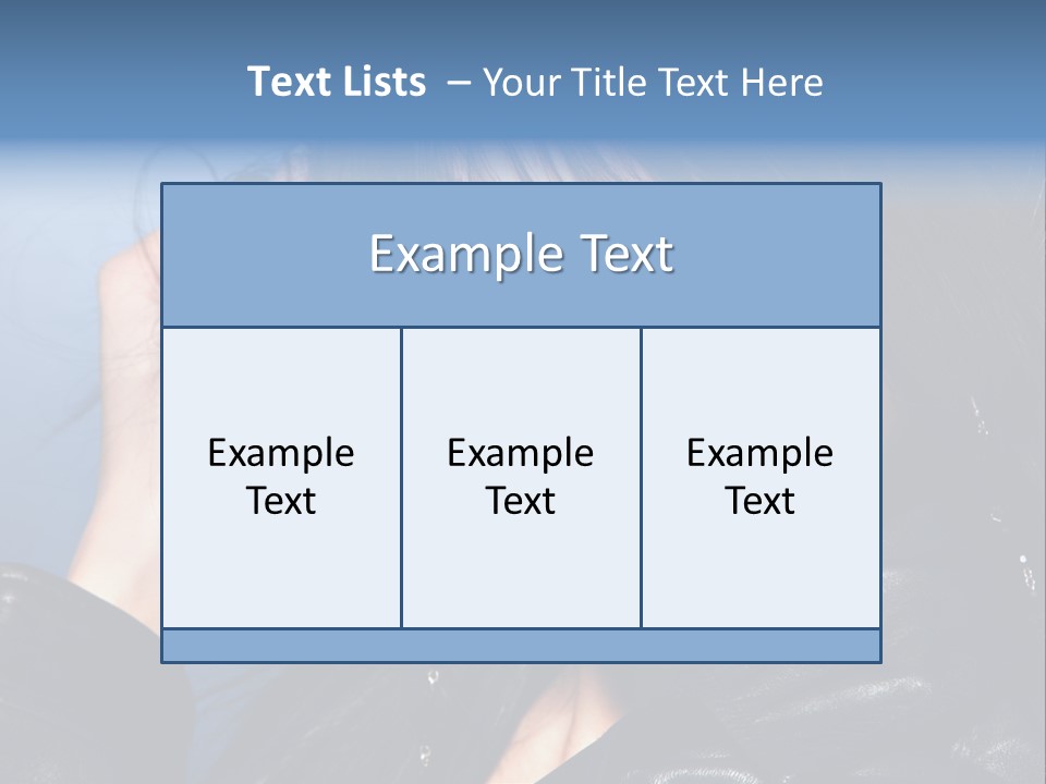 Adult Freshness Woman PowerPoint Template