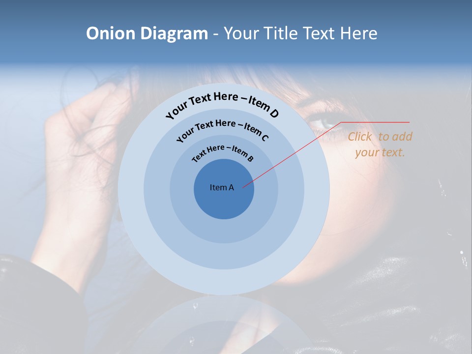 Adult Freshness Woman PowerPoint Template