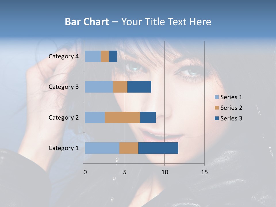 Adult Freshness Woman PowerPoint Template