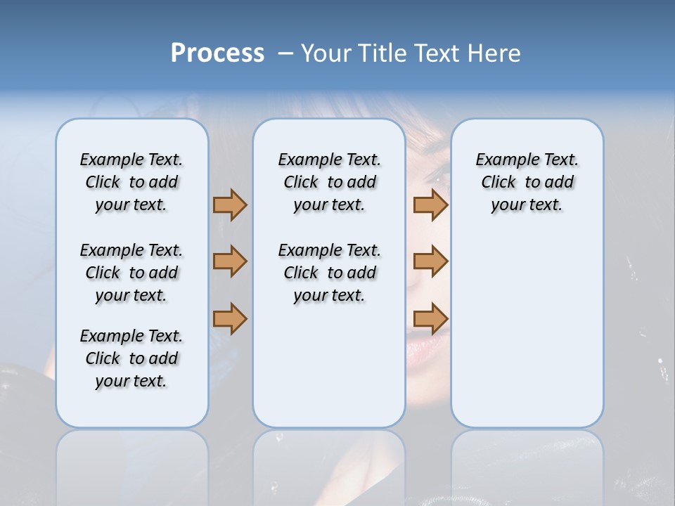 Adult Freshness Woman PowerPoint Template