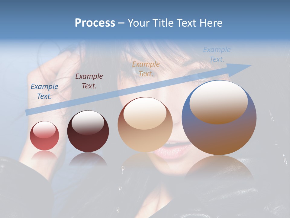 Adult Freshness Woman PowerPoint Template