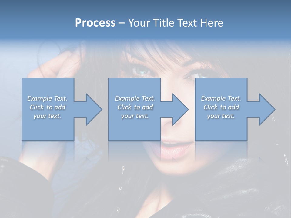 Adult Freshness Woman PowerPoint Template