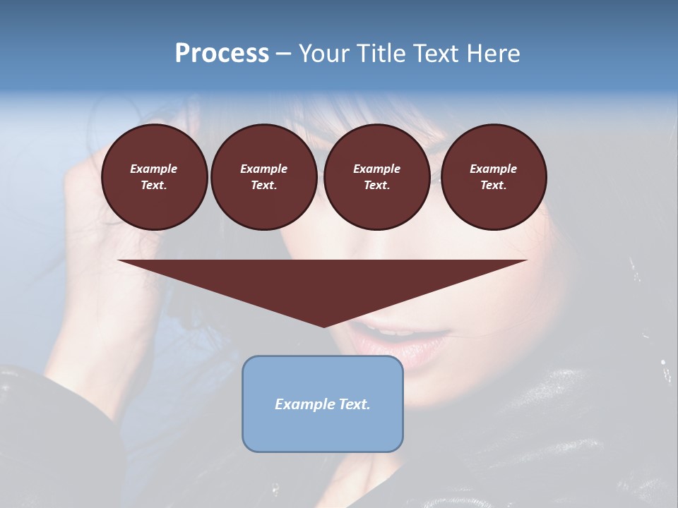 Adult Freshness Woman PowerPoint Template