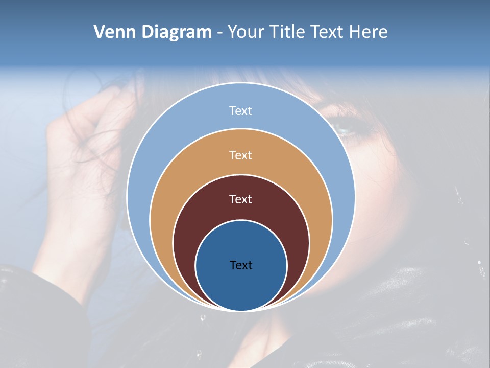 Adult Freshness Woman PowerPoint Template