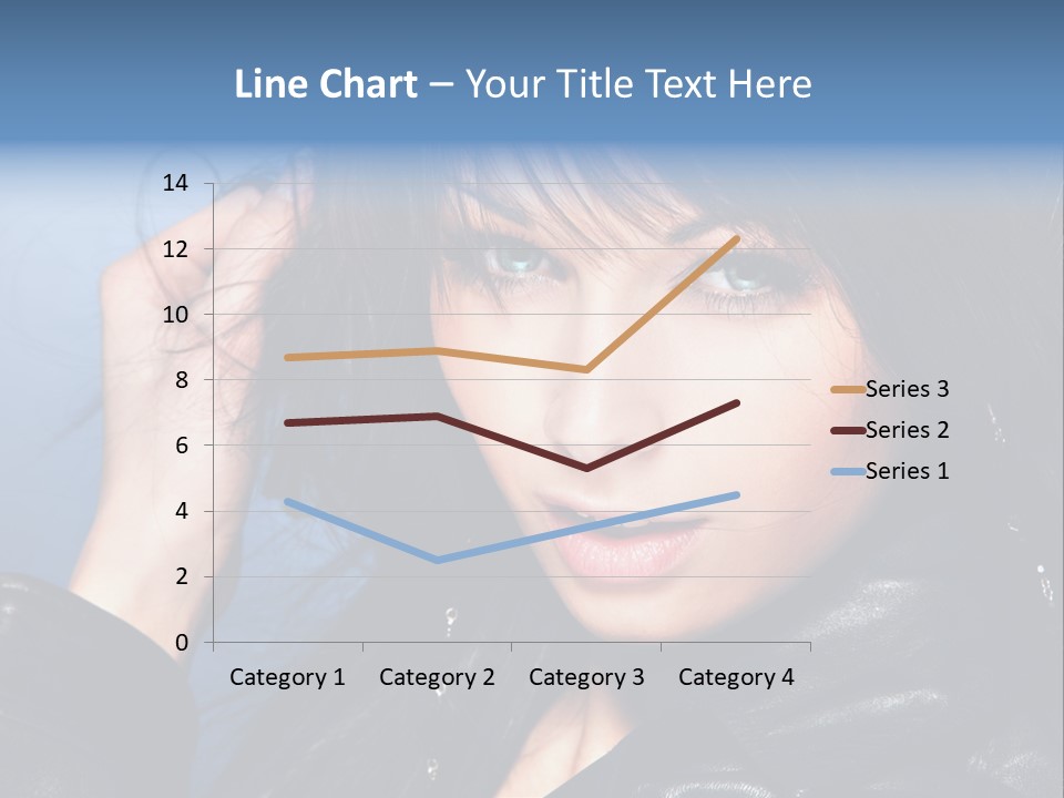 Adult Freshness Woman PowerPoint Template
