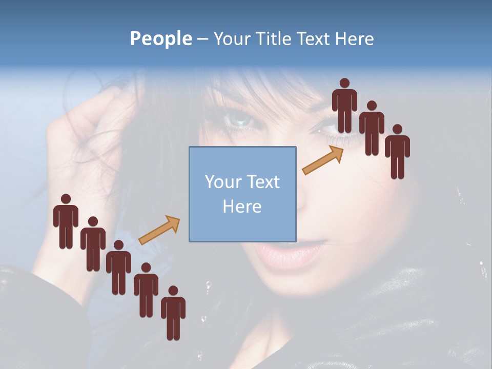 Adult Freshness Woman PowerPoint Template