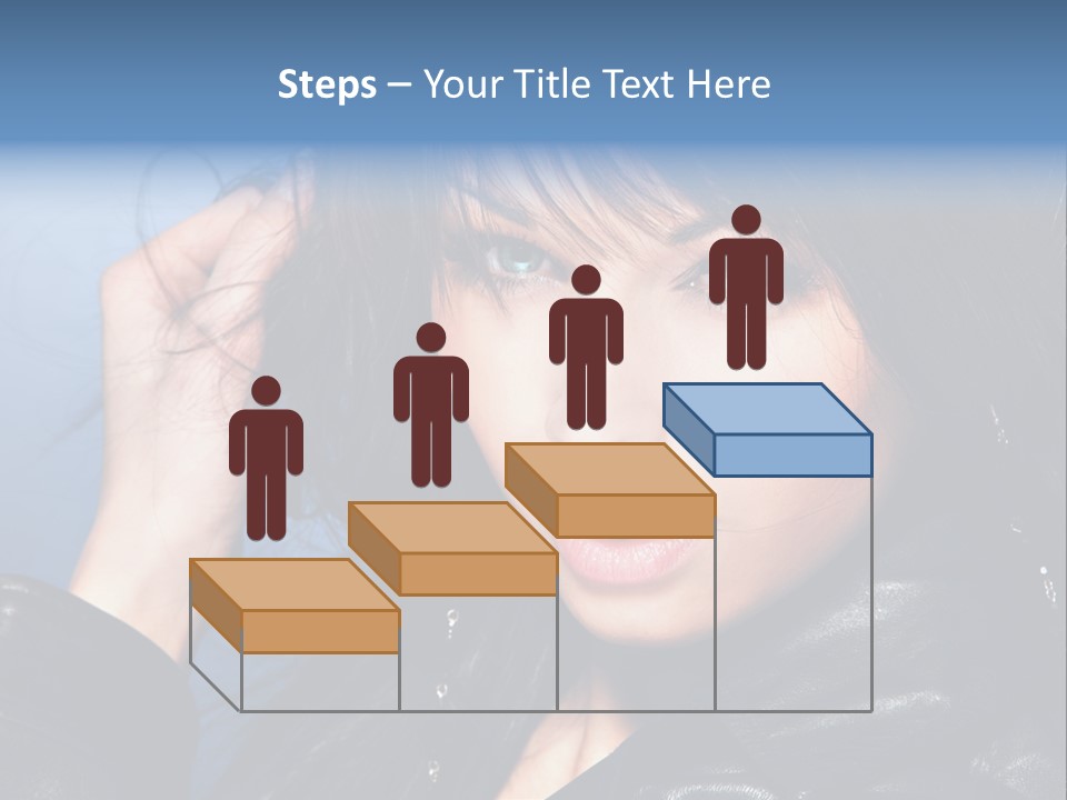 Adult Freshness Woman PowerPoint Template