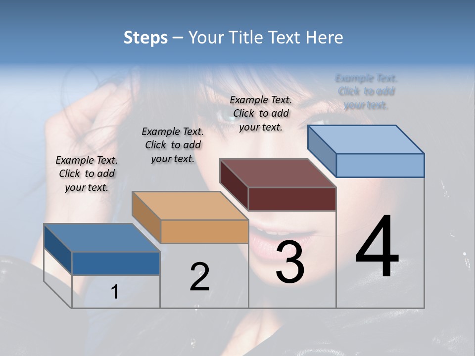 Adult Freshness Woman PowerPoint Template