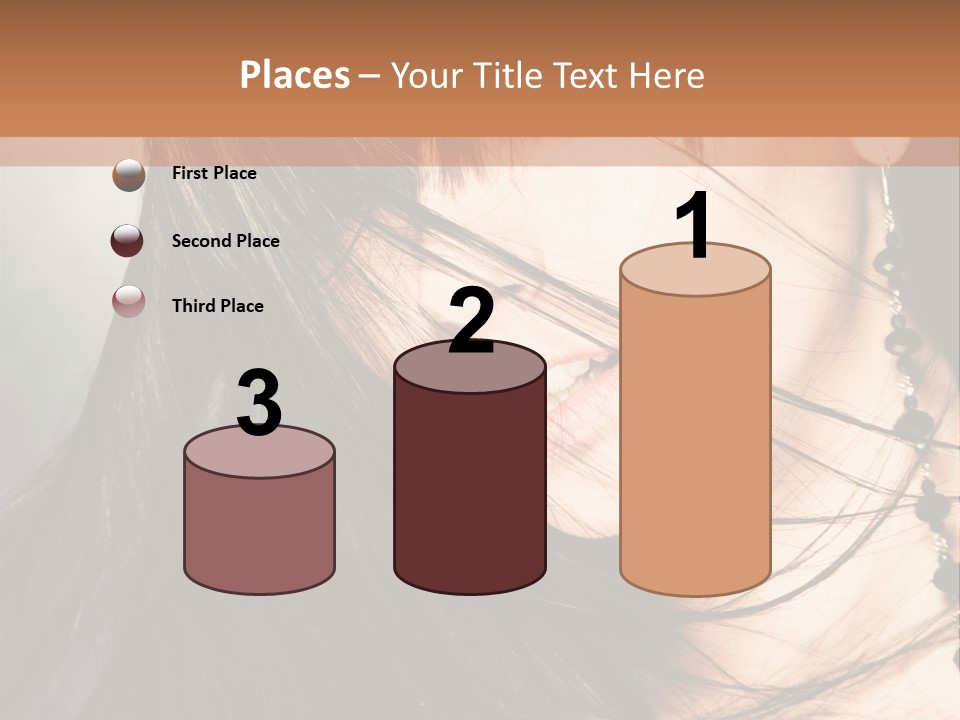 Glamour Style Earring PowerPoint Template