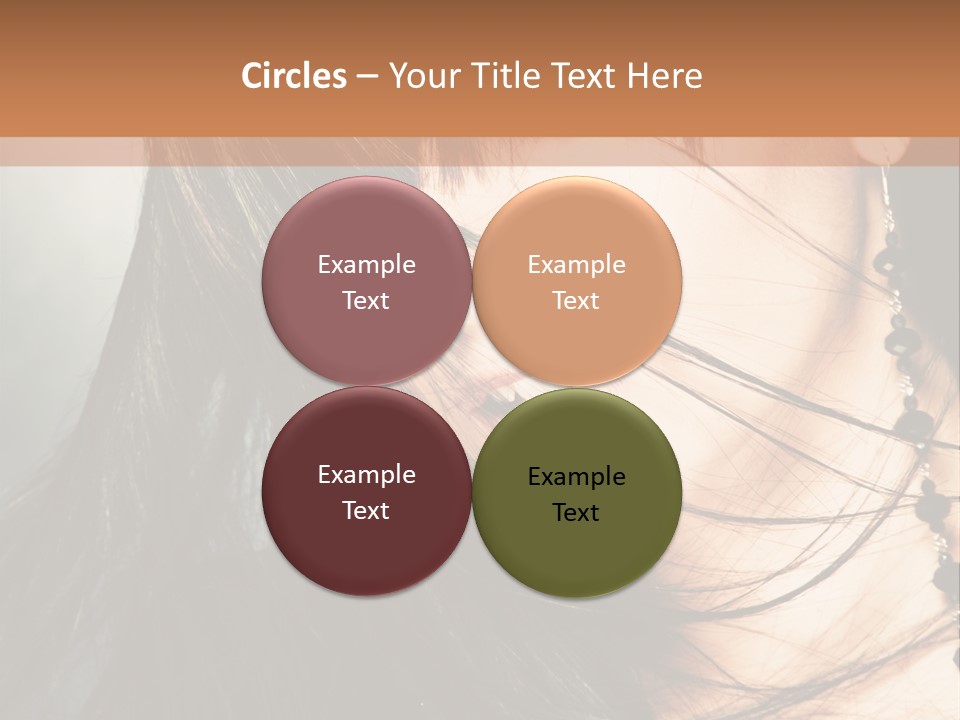 Glamour Style Earring PowerPoint Template