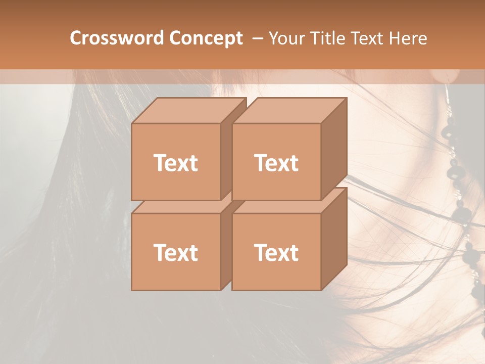 Glamour Style Earring PowerPoint Template