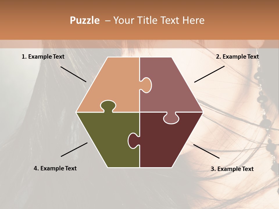 Glamour Style Earring PowerPoint Template