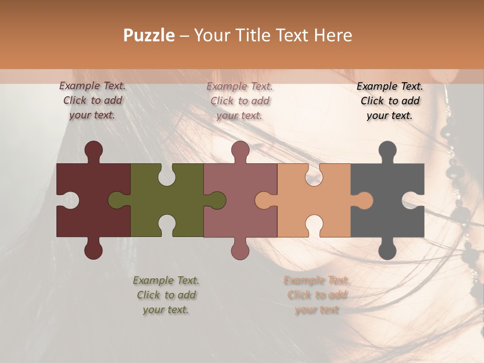 Glamour Style Earring PowerPoint Template